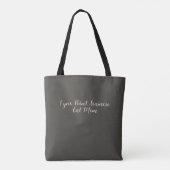 Lynx Point Siamese Cat Personalizeerd Tote Bag (Achterkant)