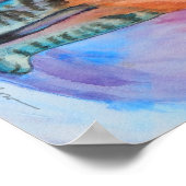 Lynx Point Siamese Cat Study Poster (Hoek)