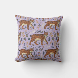 Lynx Print Folk Art Kussenhoes Kussen