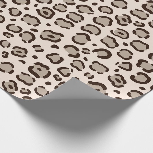 Lynx Print Wrapping Paper Cadeaupapier (Hoek)
