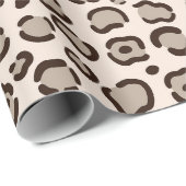 Lynx Print Wrapping Paper Cadeaupapier (Rol Hoek)