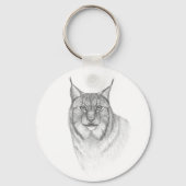 Lynx-ronde sleutelhanger (Voorkant)