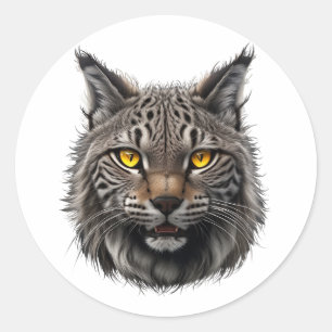 Lynx Ronde Sticker