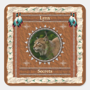 Lynx Secrets Energie Vierkante Sticker