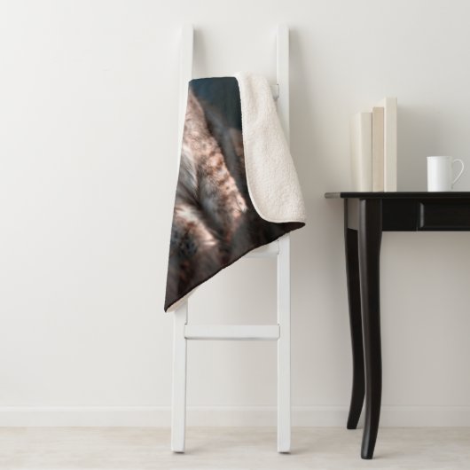 Lynx Sherpa Deken (In situ)