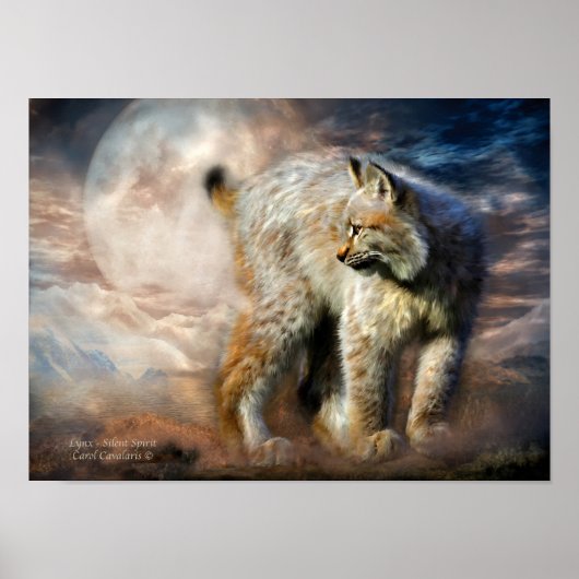 Lynx-Silent Spirit Art-Poster/Afdruk Poster (Voorkant)
