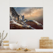 Lynx Spirit Art Poster/Afdruk Poster (Keuken)