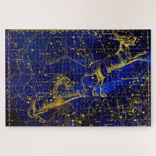 Lynx sterrenbeeld. legpuzzel (Horizontaal)