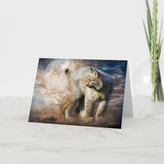 Lynx-stille Geest ArtCard Kaart (Voorkant)