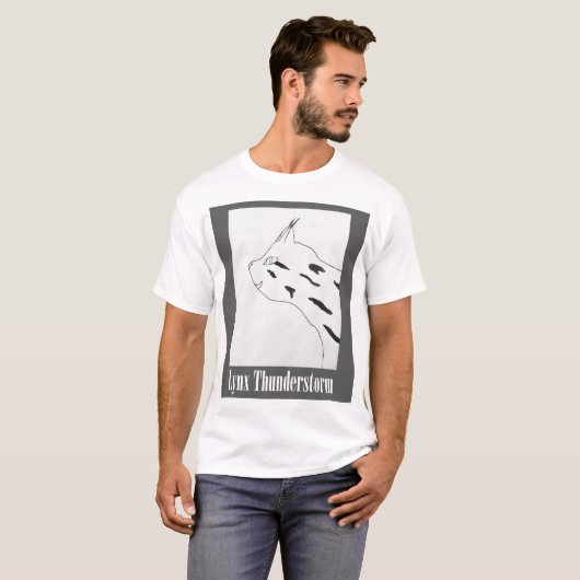 Lynx Thunderstorm Profile T-shirt (Voorkant volledig)