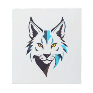 Lynx Vector Art Animal Modern Urban City Graphic Notitieblok