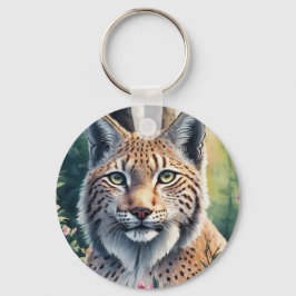 Lynx Waterverf Kunst Schilderen Sleutelhanger