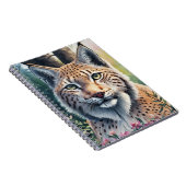 Lynx Waterverf Schilderen Bloemen Artwork Notitieboek (Rechterzijde)