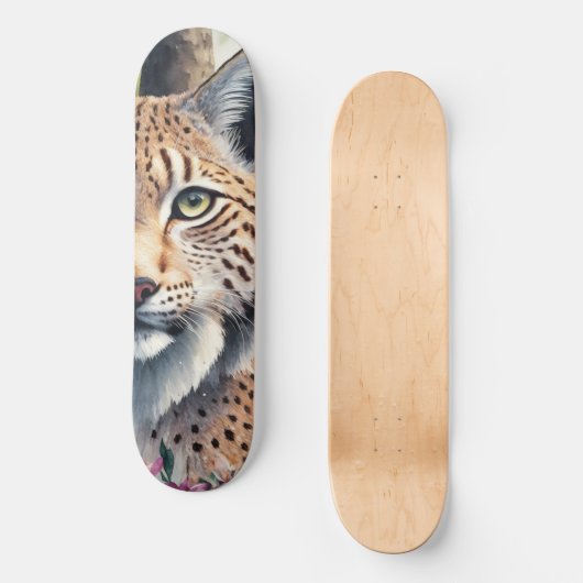 Lynx Waterverf schilderen Persoonlijk Skateboard (Voorkant)