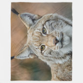 Lynx Wild Cat Fleece Blanket Deken (Voorkant)