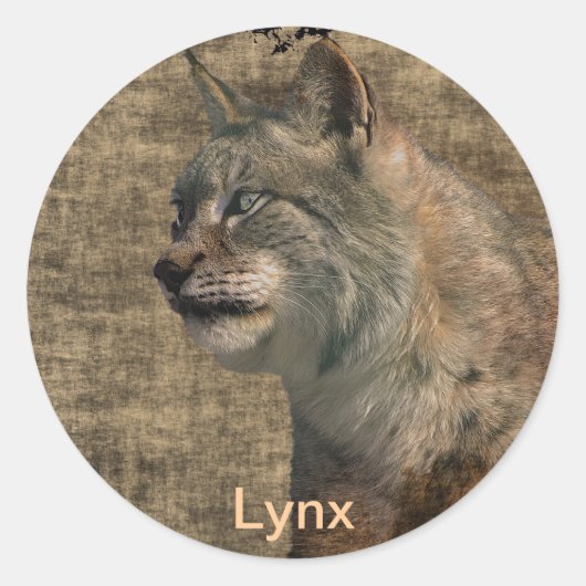 Lynx Wild Cat Wild Animal Stickers (Voorkant)