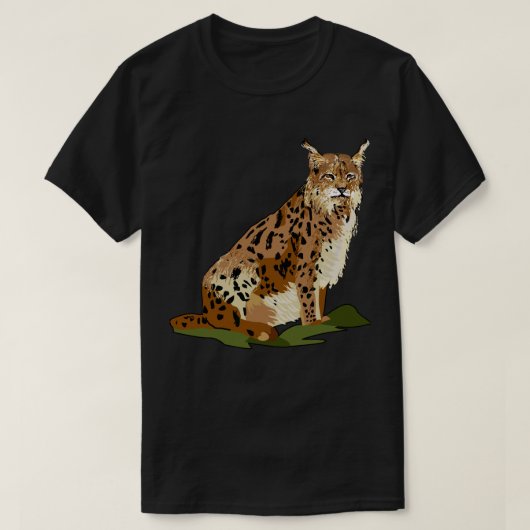 Lynx Wild Cat Wild Life T shirten T-shirt (Design voorkant)