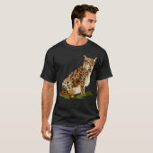 Lynx Wild Cat Wild Life T shirten T-shirt (Voorkant volledig)