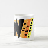 Lynx - Wild. Voorzichtig. waarneming Koffiemok (Center)