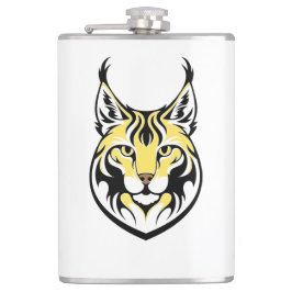 Lynx, wilde kat heupfles