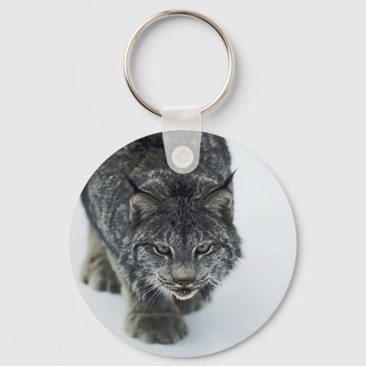 Lynx Winter Sleutelhanger (Voorkant)