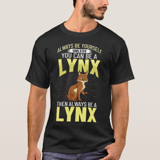 Lynxes Animal Red Lynx Canada Iberian Eurasian T-shirt (Voorkant)