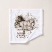 Lynxfamilie Bad Handdoek (Wasdoekje)