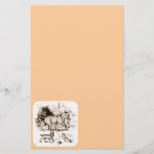 Lynxfamilie Briefpapier