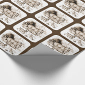Lynxfamilie Cadeaupapier (Hoek)