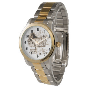 Lynxfamilie Horloge