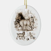 Lynxfamilie Keramisch Ornament (Rechts)