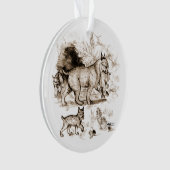 Lynxfamilie Ornament (voorkant)