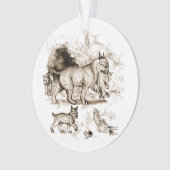 Lynxfamilie Ornament (voorkant)