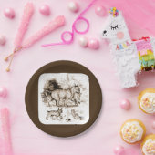 Lynxfamilie Papieren Bordje (Feest)