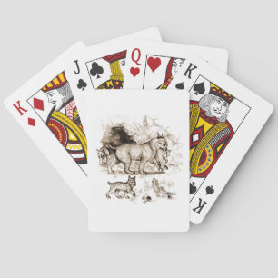 Lynxfamilie Pokerkaarten