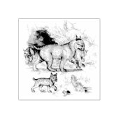 Lynxfamilie Rubberstempel (Afrduk)