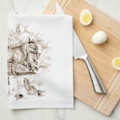 Lynxfamilie Theedoek (Quarter Fold)