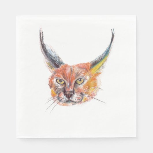 Lynxs Luncheon Papieren servetten (Voorkant)