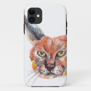 Lynxs tekening iPhone SE + iPhone 5/5S Case-Mate iPhone Case