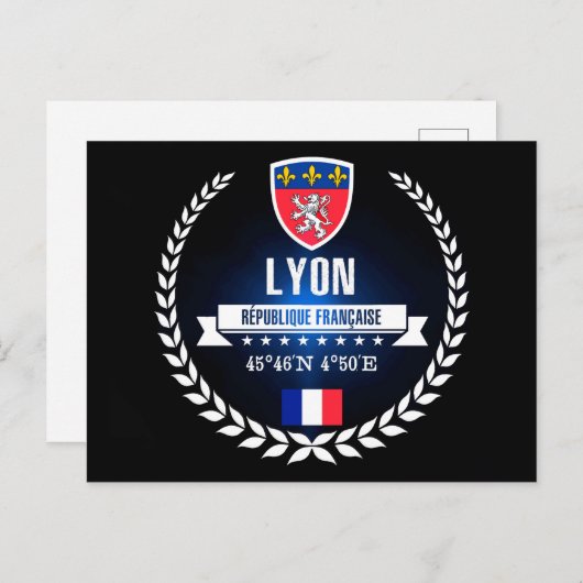 Lyon Briefkaart (Voorkant / Achterkant)