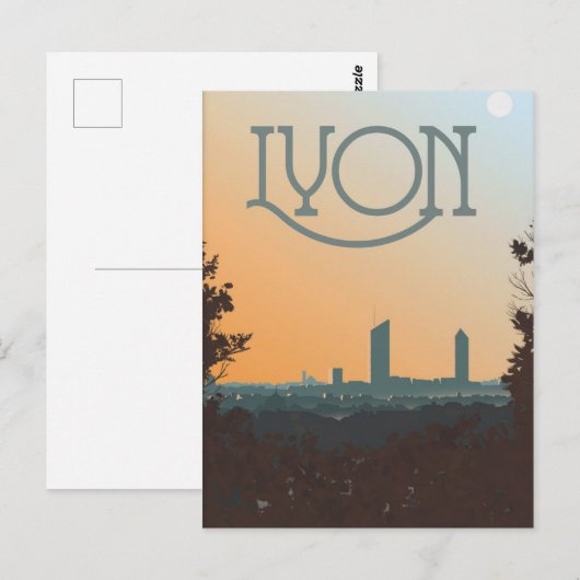 Lyon Briefkaart (Voorkant / Achterkant)