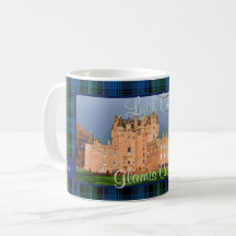 Lyon Clan's Glamis Castle Scotland Aangepaste foto