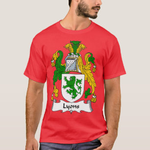 Lyon Coat of Arms Lyon Family Crest T-shirt