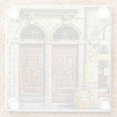 Lyon Doors Onderzetter Glazen Onderzetter (Achterkant)