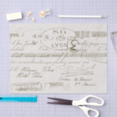 Lyon Factuur  Frans Script Tissuepapier (Craft)
