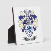 Lyon Familiecrest Coat of Arms Fotoplaat (Voorkant)
