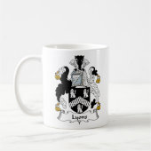 Lyon Family Crest Koffiemok (Links)