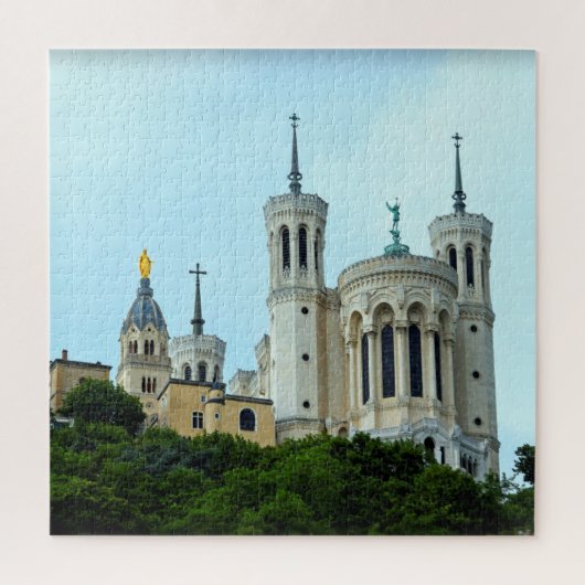 Lyon France Basilica - 20x20 - 676 pcs. Legpuzzel (Verticaal)