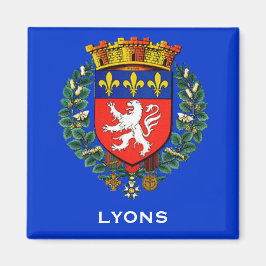 Lyon France Coat of Arms Magnet