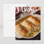 Lyon France Quenelles Briefkaart (Voorkant / Achterkant)